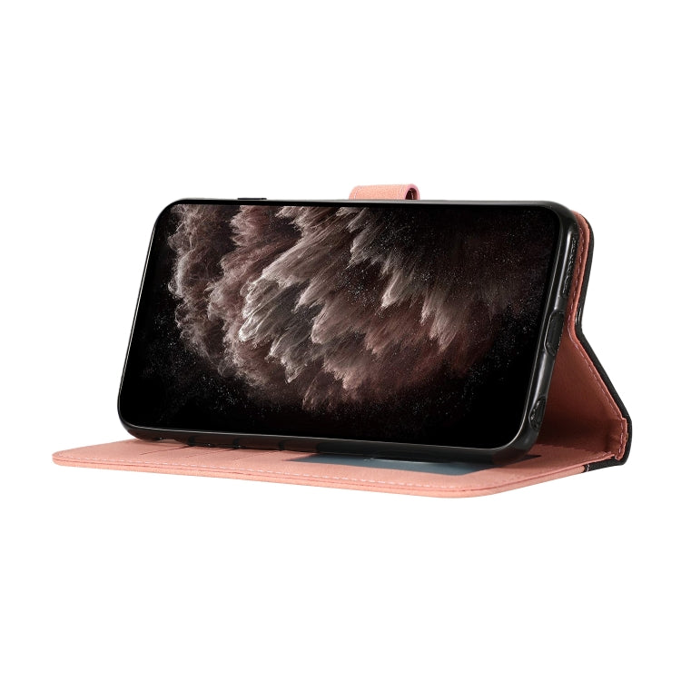 For iPhone 13 mini Dual-color Stitching Leather Phone Case