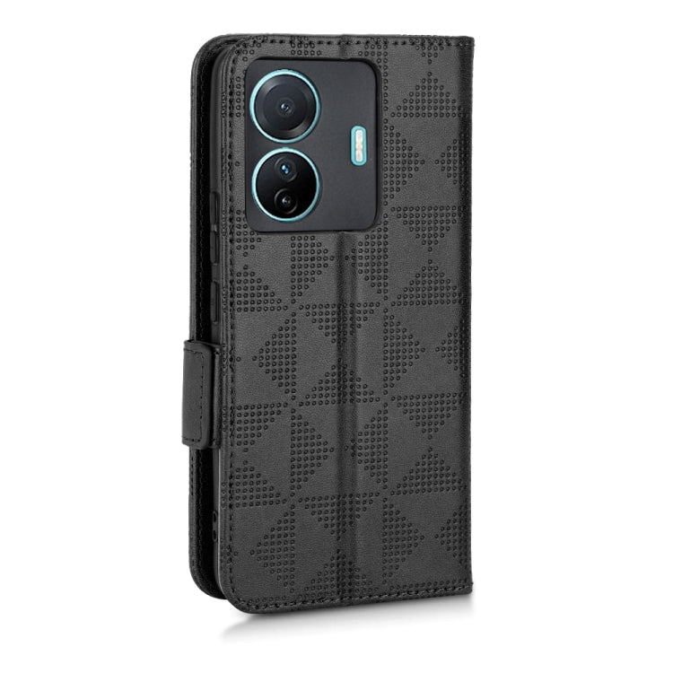For vivo S15e 5G Symmetrical Triangle Leather Phone Case