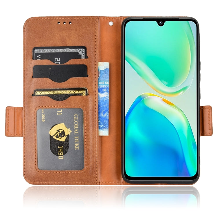 For vivo S15e 5G Symmetrical Triangle Leather Phone Case