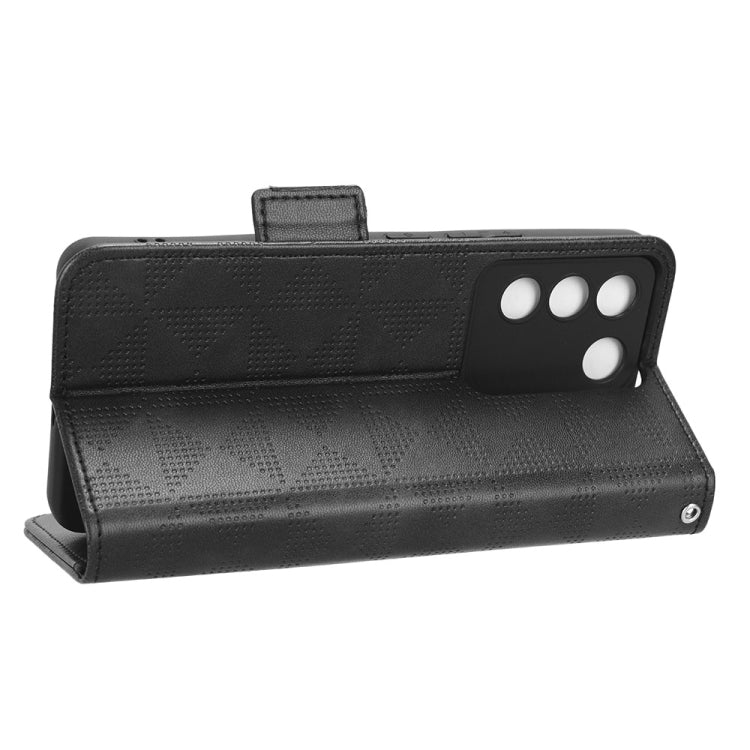 For vivo V27e / S16e Symmetrical Triangle Leather Phone Case