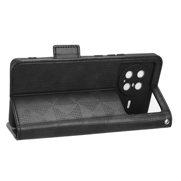 For vivo X Note Symmetrical Triangle Leather Phone Case