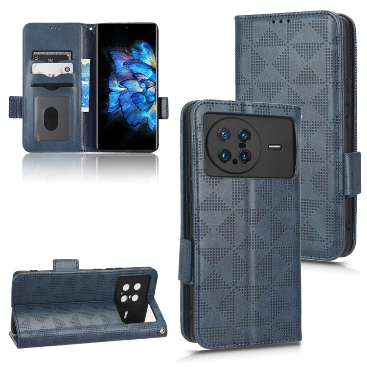 For vivo X Note Symmetrical Triangle Leather Phone Case