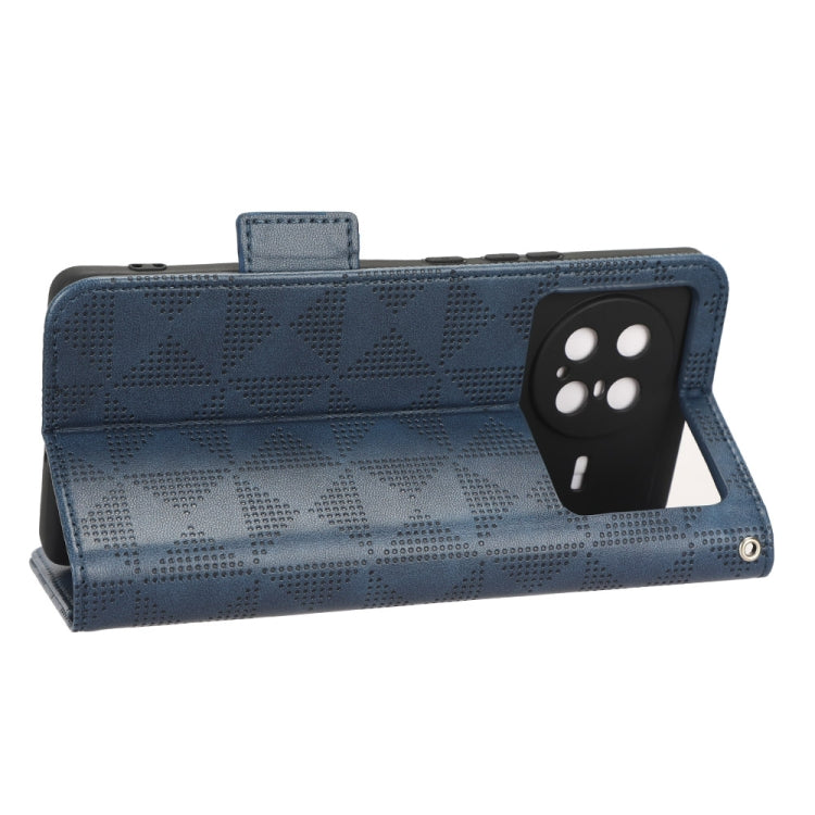 For vivo X Note Symmetrical Triangle Leather Phone Case