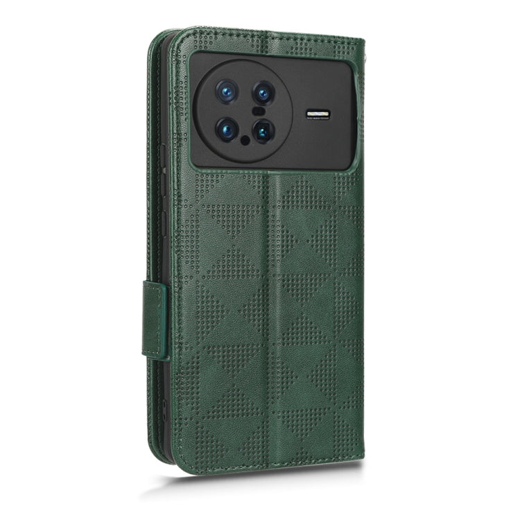 For vivo X Note Symmetrical Triangle Leather Phone Case