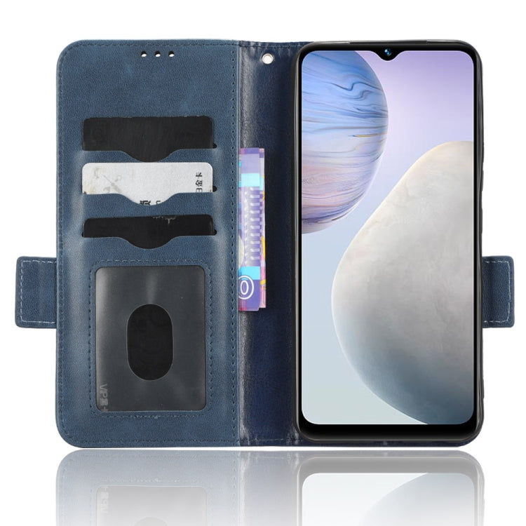 For vivo Y02 4G Symmetrical Triangle Leather Phone Case