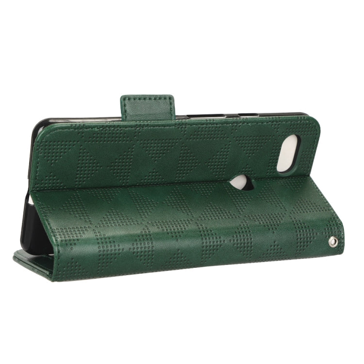 For Google Pixel 3 Symmetrical Triangle Leather Phone Case