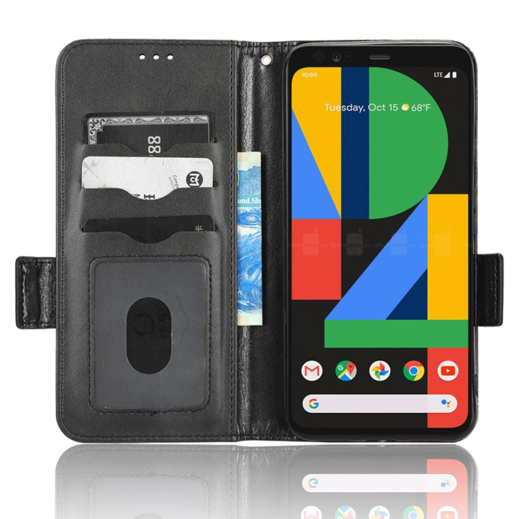 For Google Pixel 4 Symmetrical Triangle Leather Phone Case