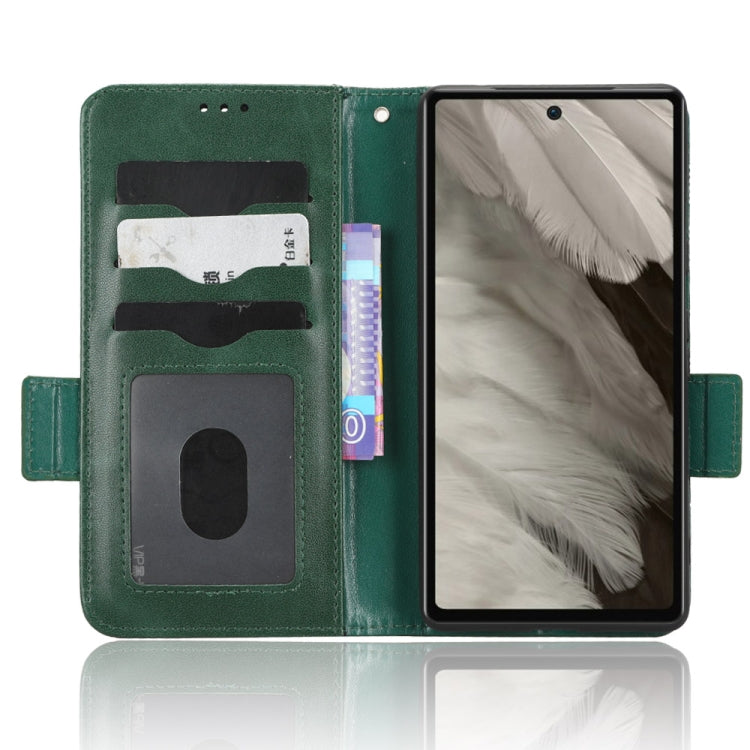 For Google Pixel 7a Symmetrical Triangle Leather Phone Case