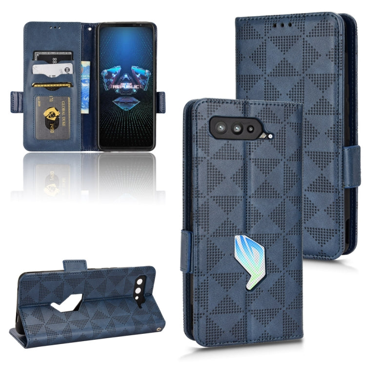For Asus ROG Phone 5 Symmetrical Triangle Leather Phone Case