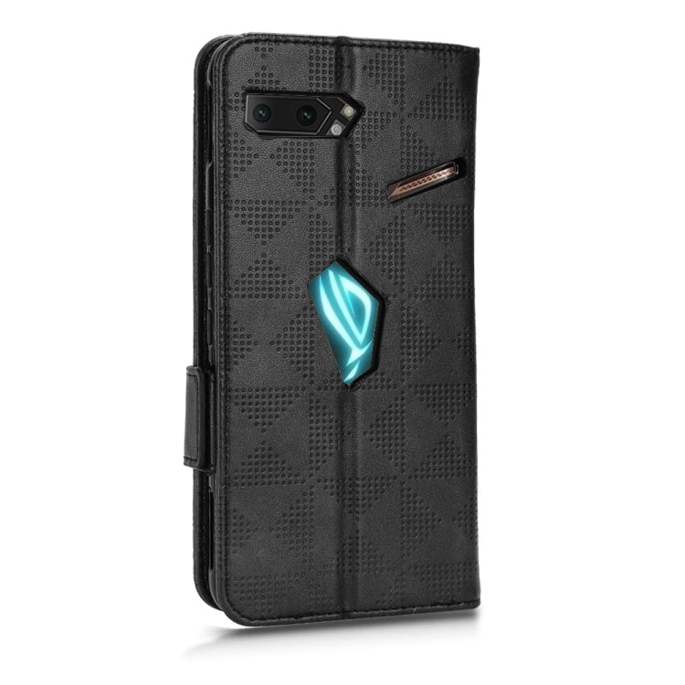 For Asus ROG Phone II Symmetrical Triangle Leather Phone Case