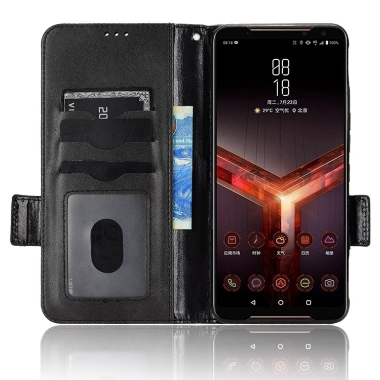 For Asus ROG Phone II Symmetrical Triangle Leather Phone Case