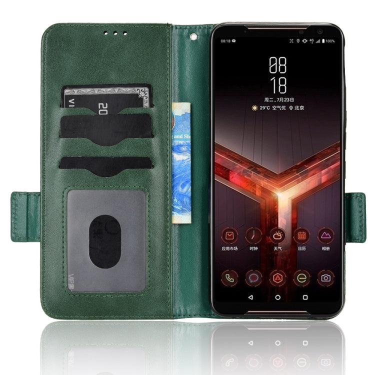 For Asus ROG Phone II Symmetrical Triangle Leather Phone Case