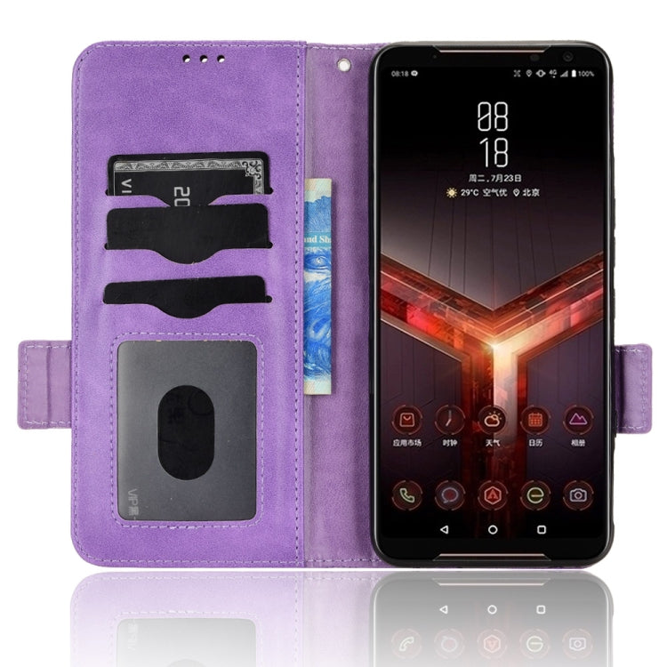 For Asus ROG Phone II Symmetrical Triangle Leather Phone Case
