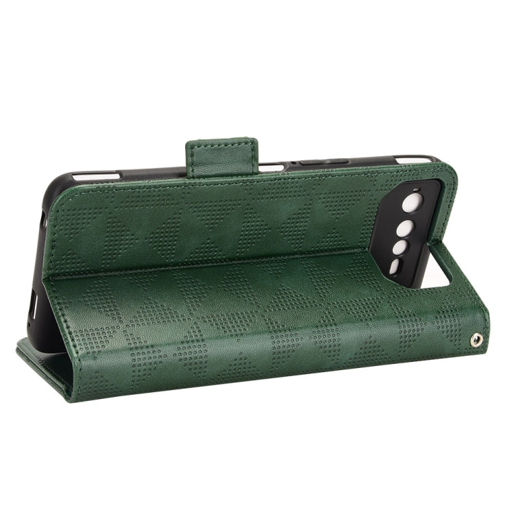 For Asus ROG Phone 6 Symmetrical Triangle Leather Phone Case