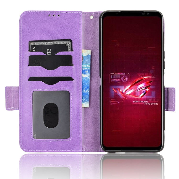 For Asus ROG Phone 6 Symmetrical Triangle Leather Phone Case