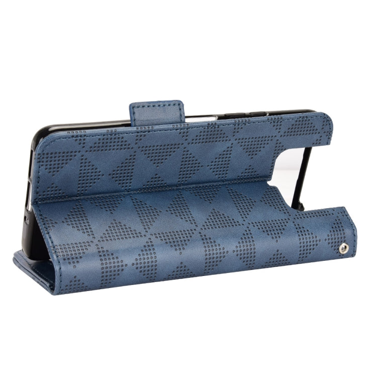 Symmetrical Triangle Leather Phone Case For Asus Zenfone 7 Pro ZS671KS / 7 ZS670KS / 8 Flip ZS672KS