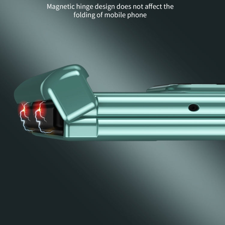 For OPPO Find N2 Integrated Electroplating Magnetic Transparent All-inclusive Phone Case