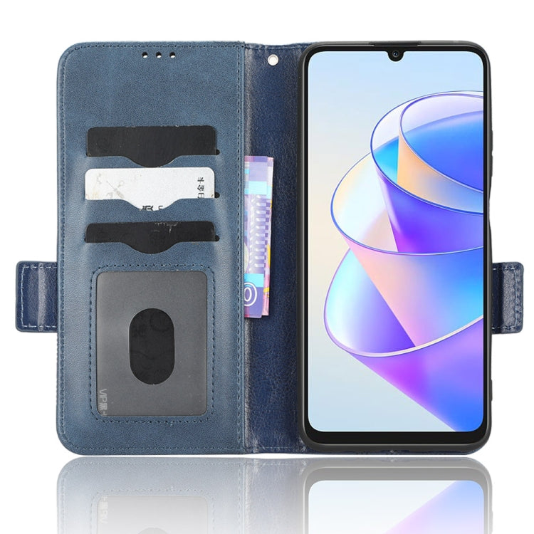 For Honor X7a Symmetrical Triangle Leather Phone Case