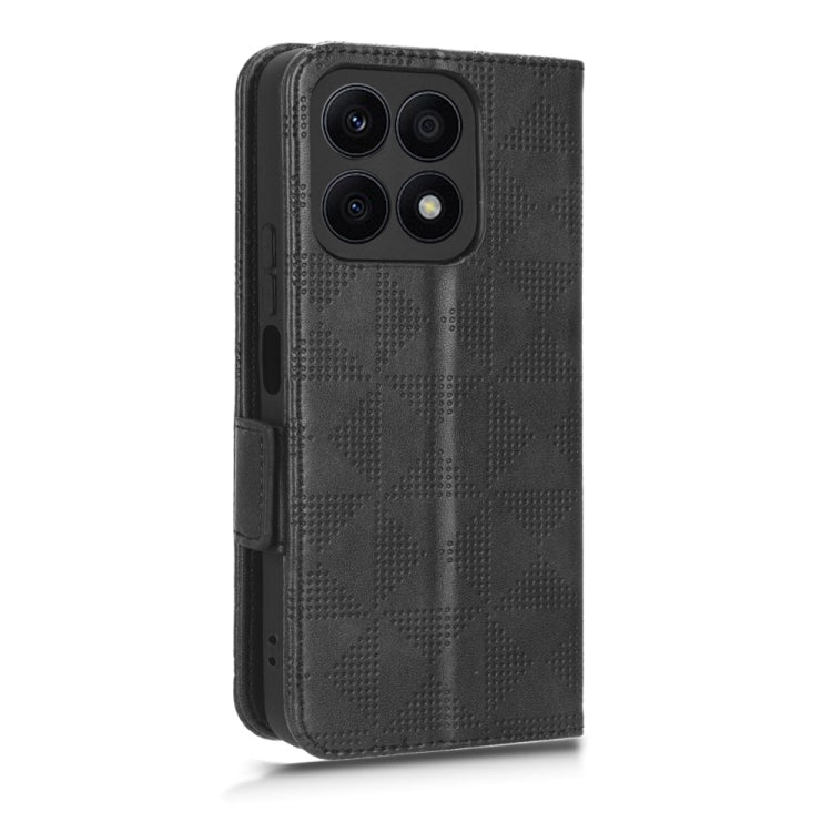 For Honor X8a Symmetrical Triangle Leather Phone Case