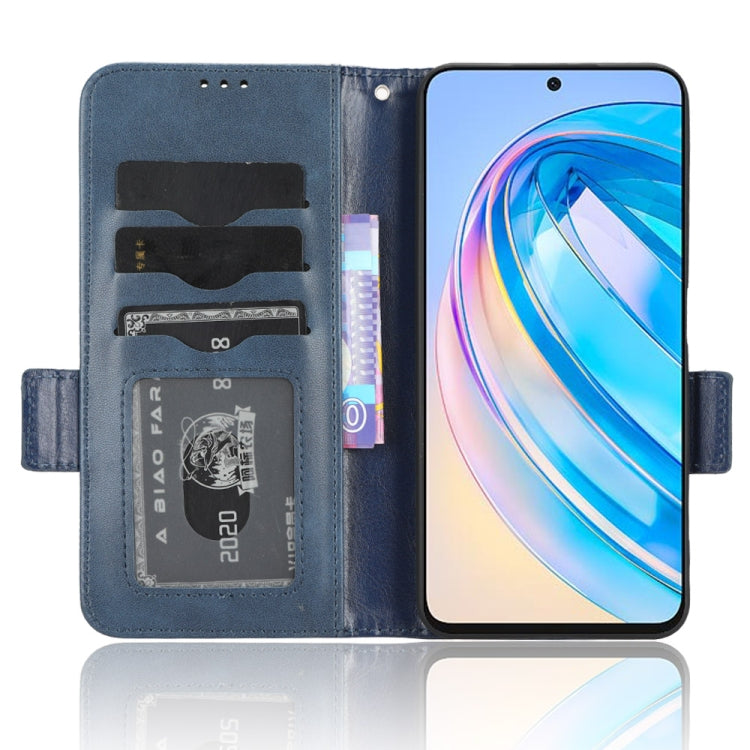 For Honor X8a Symmetrical Triangle Leather Phone Case