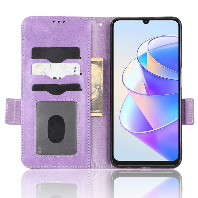 For Honor Play 40 Plus Symmetrical Triangle Leather Phone Case