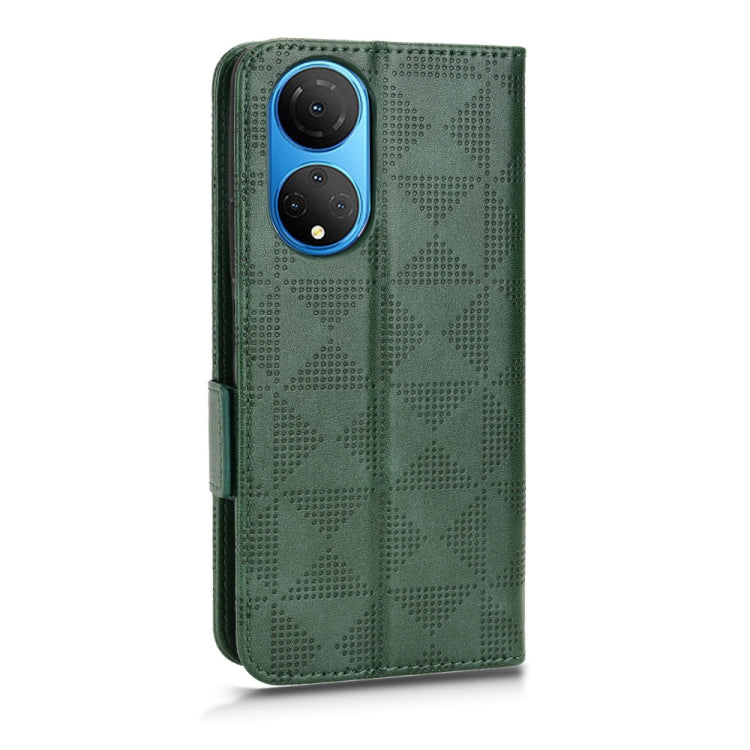 For Honor X7 Symmetrical Triangle Leather Phone Case