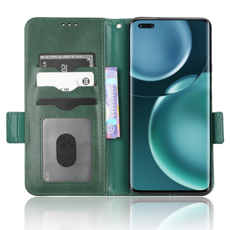 For Honor Magic4 Pro Symmetrical Triangle Leather Phone Case