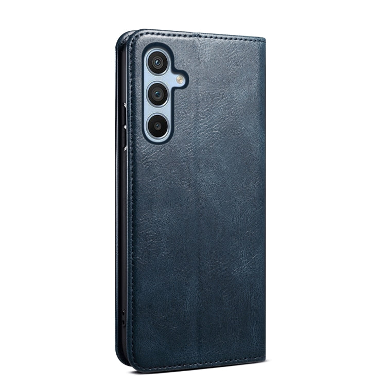 For Samsung Galaxy M14 Oil Wax Crazy Horse Texture Leather Phone Case