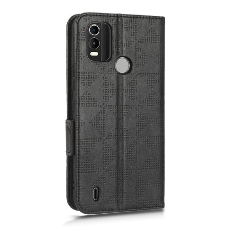 For Nokia C21 Plus Symmetrical Triangle Leather Phone Case