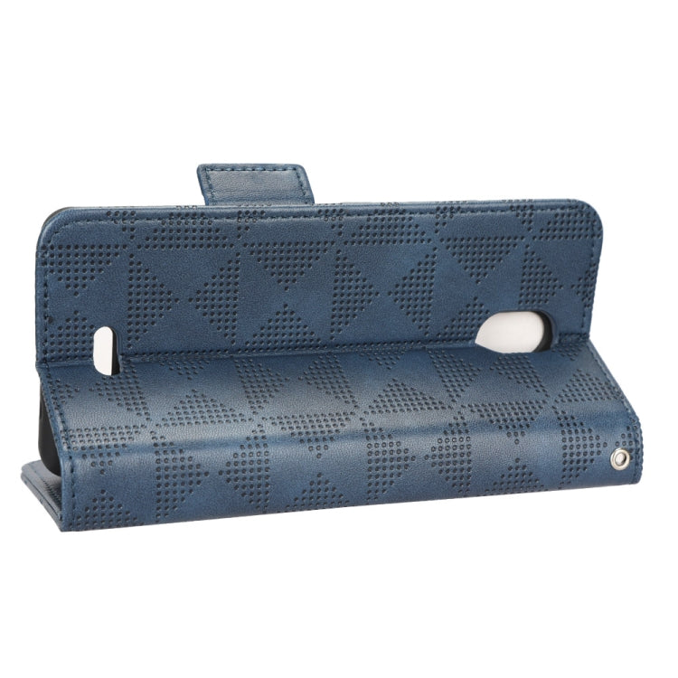 For Nokia C100 Symmetrical Triangle Leather Phone Case