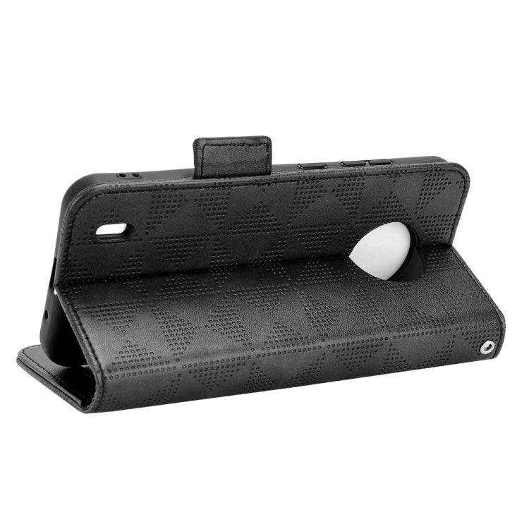 For Nokia C200 Symmetrical Triangle Leather Phone Case