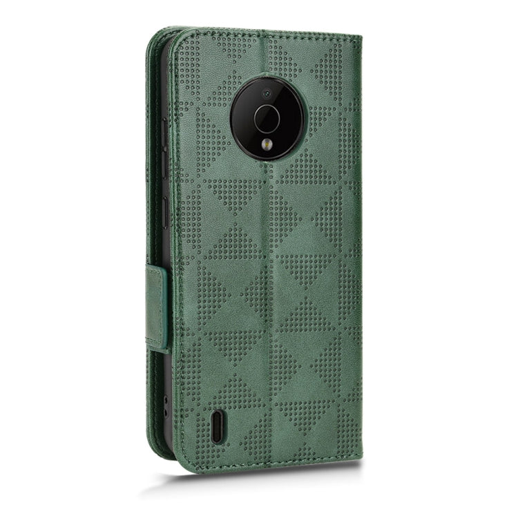 For Nokia C200 Symmetrical Triangle Leather Phone Case