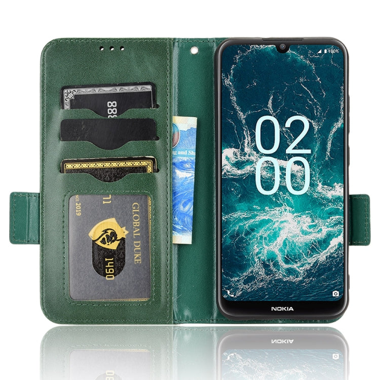 For Nokia C200 Symmetrical Triangle Leather Phone Case