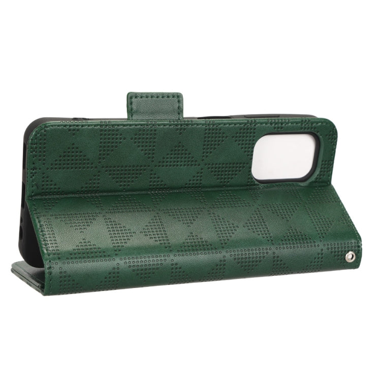 For Nokia G60 5G Symmetrical Triangle Leather Phone Case