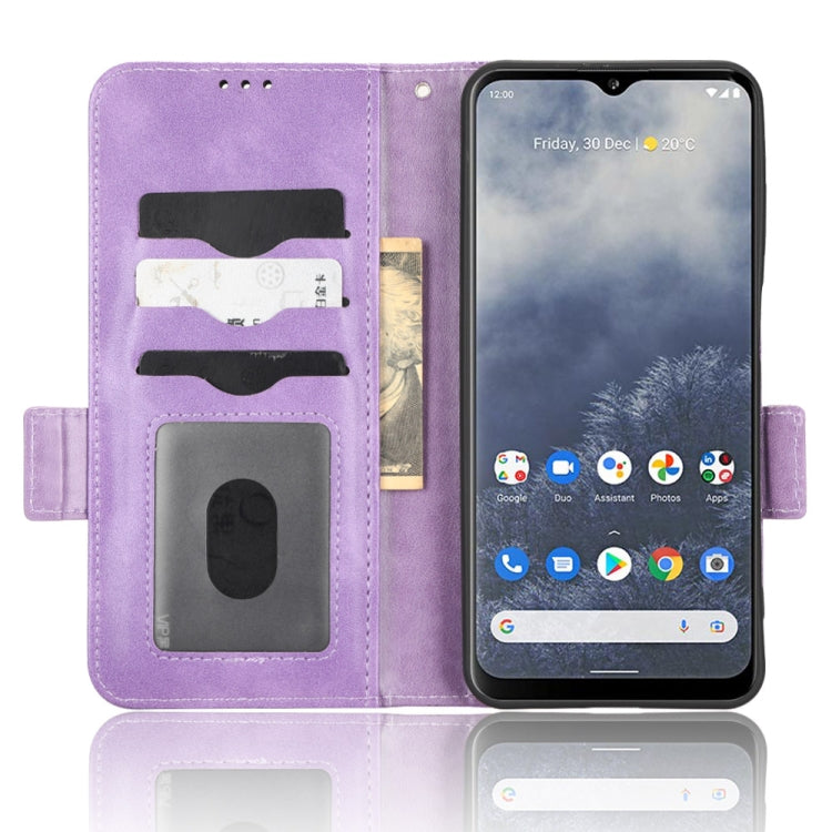 For Nokia G60 5G Symmetrical Triangle Leather Phone Case