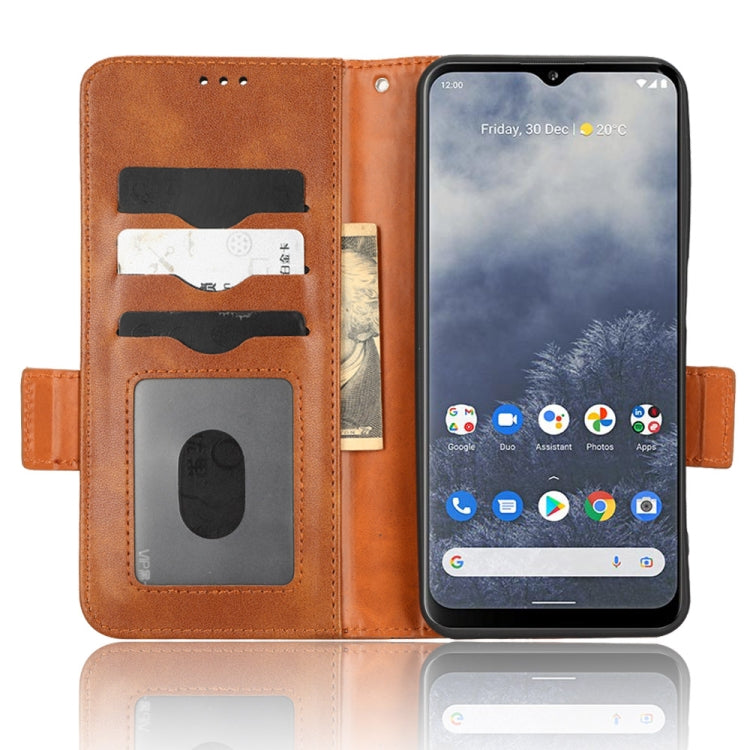 For Nokia G60 5G Symmetrical Triangle Leather Phone Case