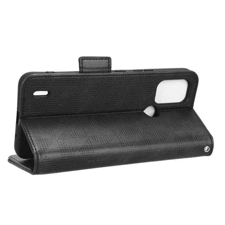 For Nokia C31 Symmetrical Triangle Leather Phone Case