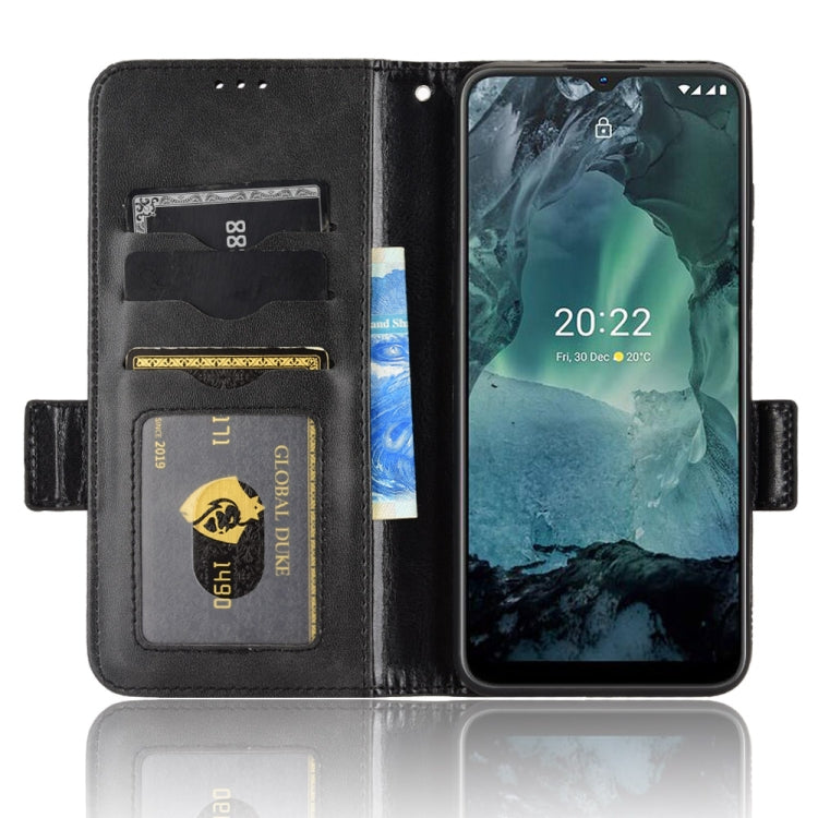 For Nokia G21 / G11 Symmetrical Triangle Leather Phone Case