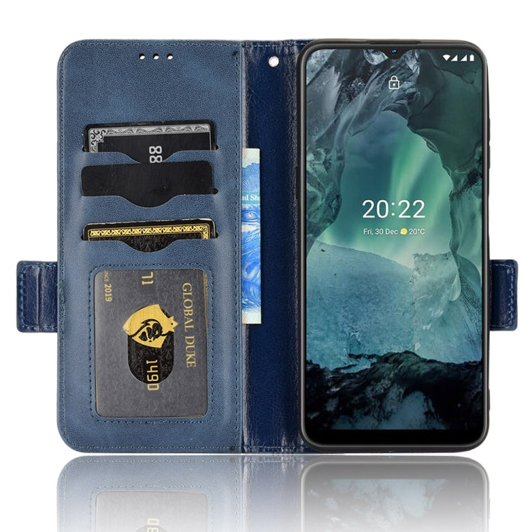 For Nokia G21 / G11 Symmetrical Triangle Leather Phone Case