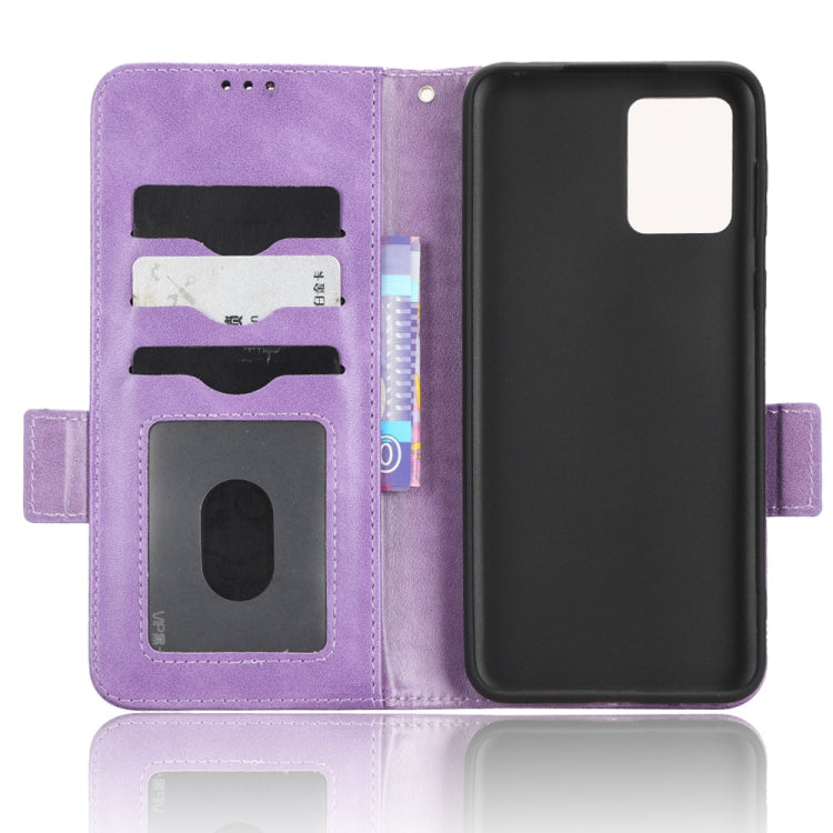 For Motorola Moto E13 4G Symmetrical Triangle Leather Phone Case