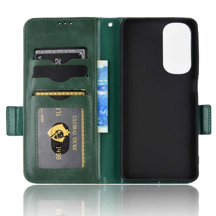 For Motorola Edge 30 Symmetrical Triangle Leather Phone Case