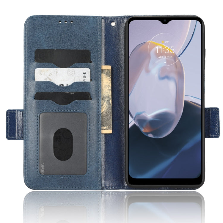 For Motorola Moto E22 4G / E22i 4G Symmetrical Triangle Leather Phone Case