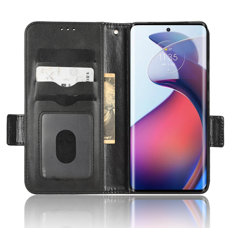 For Motorola Edge 30 Fusion Symmetrical Triangle Leather Phone Case