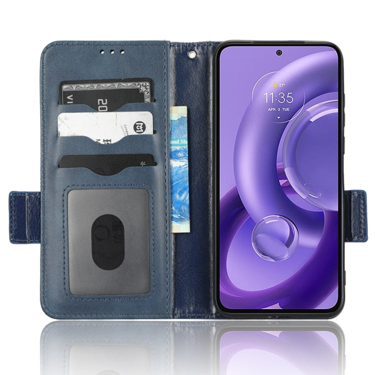 For Motorola Edge 30 Lite Symmetrical Triangle Leather Phone Case