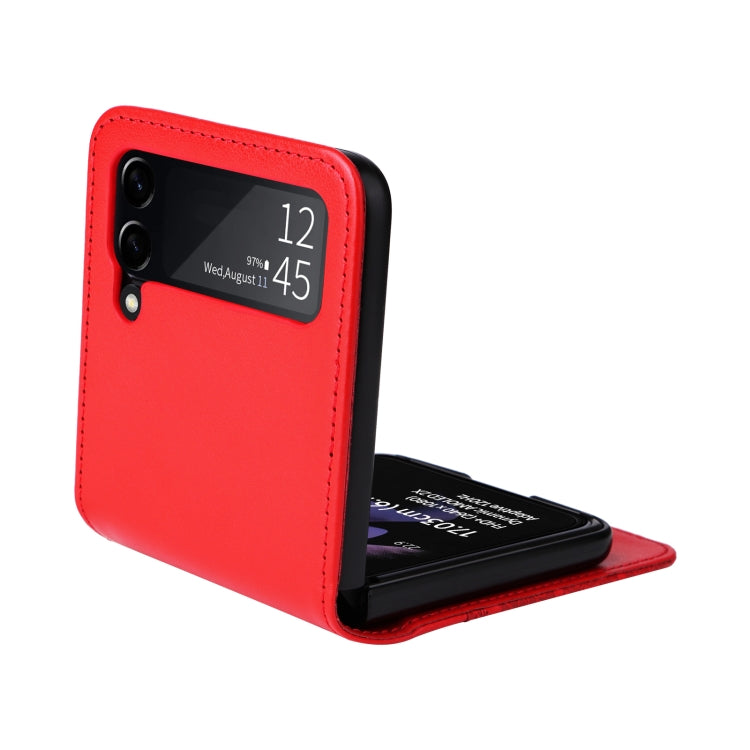 For Samsung Galaxy Z Flip3 5G Embossed Sunflower Leather Phone Case