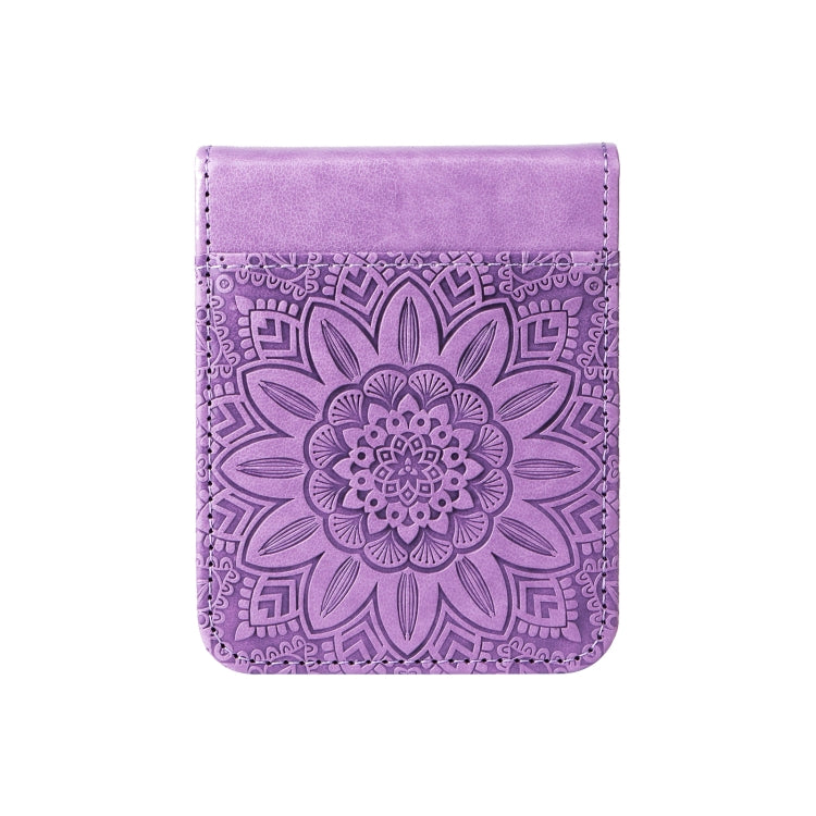 For Samsung Galaxy Z Flip3 5G Embossed Sunflower Leather Phone Case