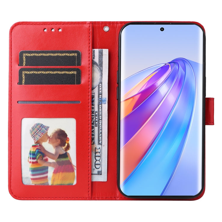 For Honor X9a/X40 5G/Magic5 Lite Embossed Sunflower Leather Phone Case