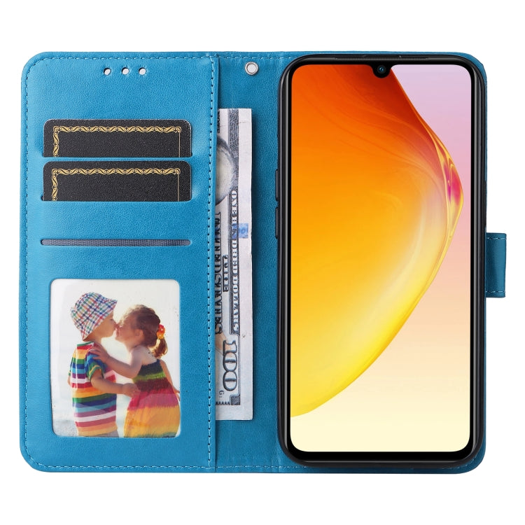 For vivo V25 5G/V25e 4G Embossed Sunflower Leather Phone Case