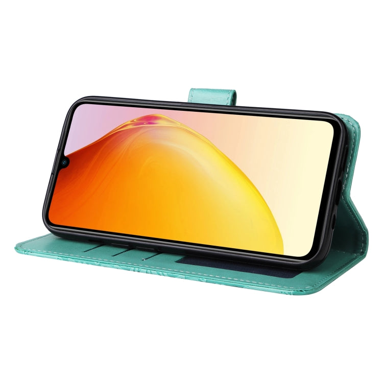 For vivo V25 5G/V25e 4G Embossed Sunflower Leather Phone Case