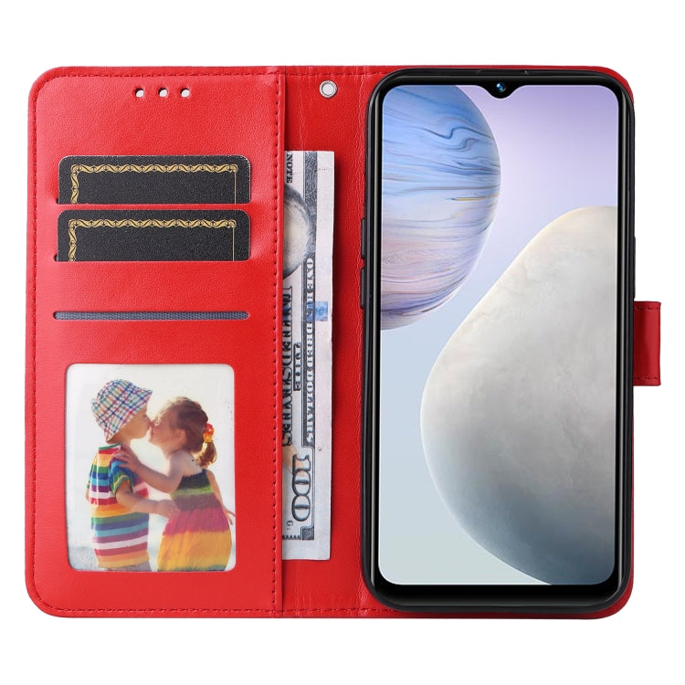 For vivo Y02 4G Embossed Sunflower Leather Phone Case